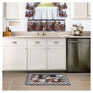 Anti-Fatigue Floor Comfort Mat - 18 x 30 Inch (Mason Jars) - Waterproof Non-Slip
